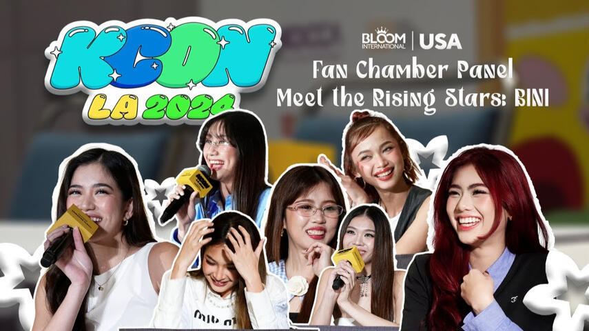 MEET THE RISING STARS: BINI | KCON LA 2024 PANEL SESSION