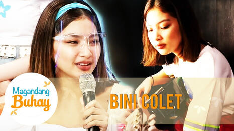 BINI Colet talks about her natural talent for music | Magandang Buhay