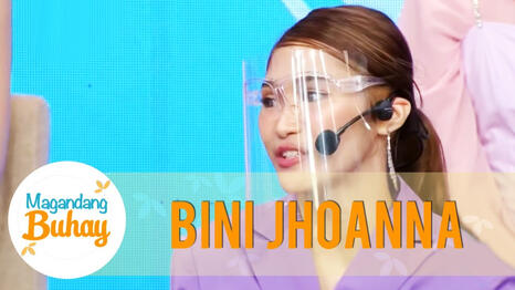 BINI Jhoanna admits that she had a hard time leading their group at the beginning Magandang Buhay