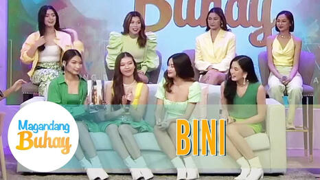 BINI shares when they were featured in New York Time Square Magandang Buhay