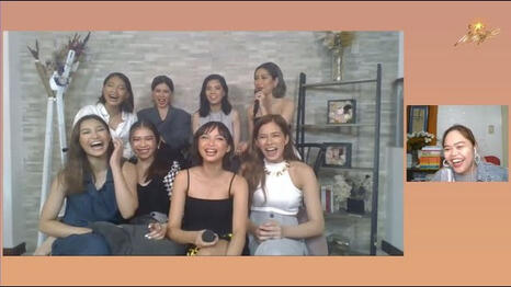 BINI's touching messages to each other Star Magic Lounge