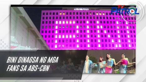 BINI dinagsa ng mga fans sa ABS-CBN | TV Patrol