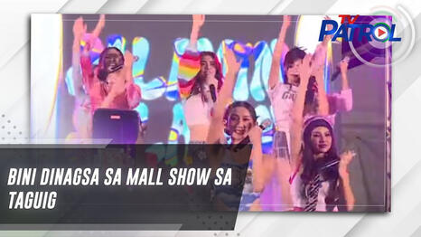 BINI dinagsa sa mall show sa Taguig | TV Patrol