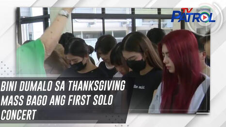 BINI dumalo sa thanksgiving mass bago ang first solo concert | Star Patrol