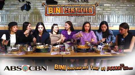 BINI takes a restaurant tour at Dookki!
